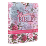 KJV My Creative Bible, Silky Floral Flexcover