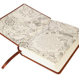 KJV My Creative Bible, Brown Ornate LuxLeather