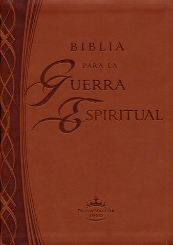 Biblia para la Guerra Espiritual RVR 1960, Piel Imit. Marró (RVR 1960 Spiritual Warfare Bible, Imit. Leather, Brown)