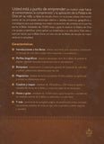 Biblia Diario Vivir RVR 1960, Piel Imit. Cafe/Cafe Claro (RVR 1960 Life Appl. Bible, Imit. Leather Brown/Tan)