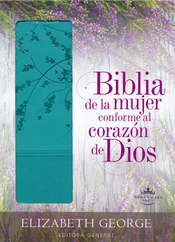 Biblia de la Mujer Conforme al Corazon de Dios, RVR 1960, Aqua
