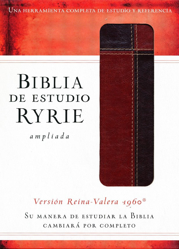 Biblia de estudio Ryrie ampliada RVR 1960, Marrón (The Ryrie Study Bible, Brown Duo-tone)