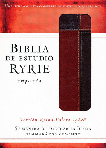 Biblia de estudio Ryrie ampliada RVR 1960, Marrón (The Ryrie Study Bible, Brown Duo-tone)
