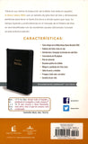Biblia RVR 1960 Portatil Letra Gde., Piel Imit. Negra, Cremallera