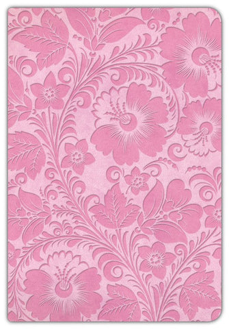 Biblia RVR 1960 Tam. Personalizado, Piel Imit. Rosado Floral (RVR 1960 Personal Size Bible, Imit. Leather, Pink Blossoms)