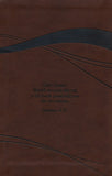 Biblia del Pescador RVR 1960, Símil Piel, Chocolate