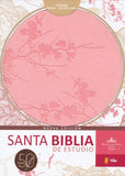 Biblia de Estudio RVR 1960 Serie 50, Piel Imit. Duotono Rosado (RVR 1960 50 Series Study Bible, Imit. Leather Duotone Pink)